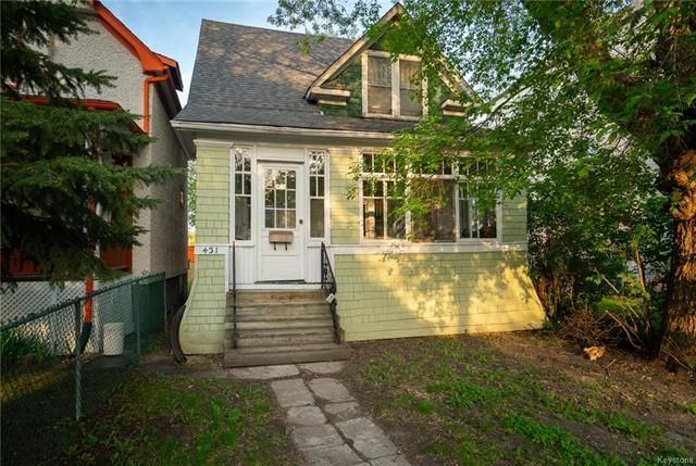 Main Photo: 431 Banning Street in Winnipeg: West End House for sale (5C)  : MLS®# 1807821