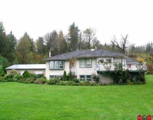 Main Photo: 3081 ELDRIDGE RD in Abbotsford: Sumas Mountain House for sale : MLS®# F2612754