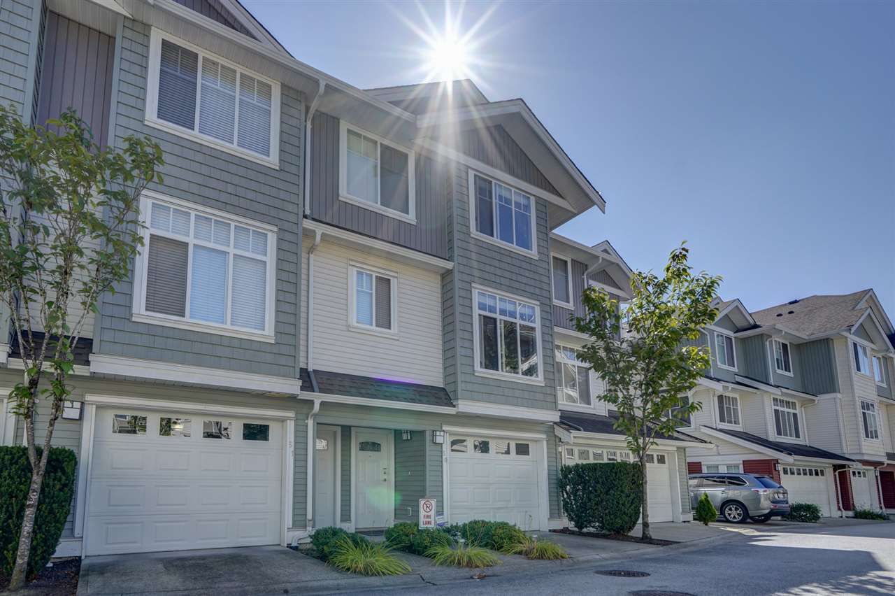 Main Photo: 50 19480 66 Avenue in Surrey: Clayton Townhouse for sale in "TWO BLUE II" (Cloverdale)  : MLS®# R2490979