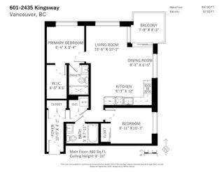 Photo 35: 601 2435 KINGSWAY in Vancouver: Collingwood VE Condo for sale in "THE WINDSOR" (Vancouver East)  : MLS®# R2814049