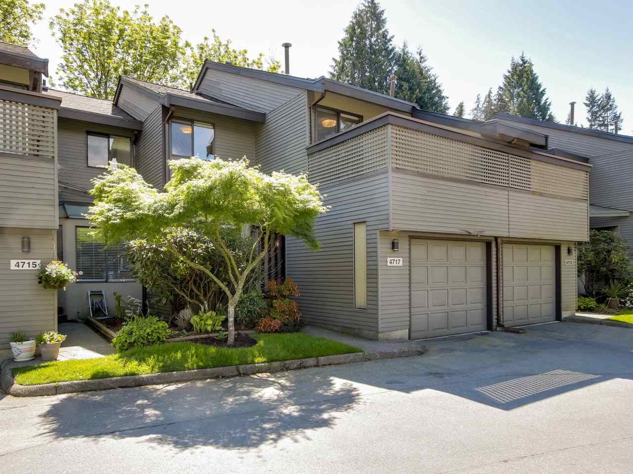 Main Photo: 4717 GLENWOOD Avenue in North Vancouver: Canyon Heights NV Townhouse for sale : MLS®# R2062249