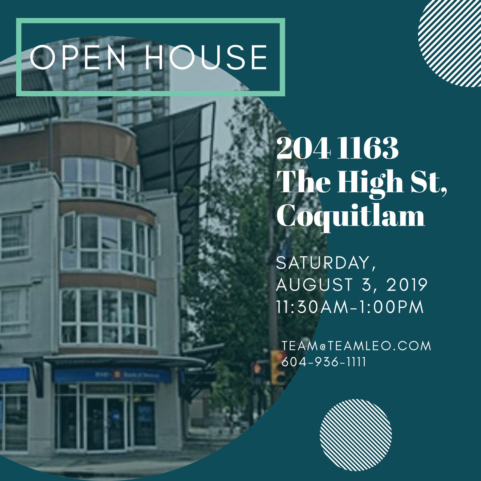 OPEN HOUSE: 204-1163 The High St, Coquitlam