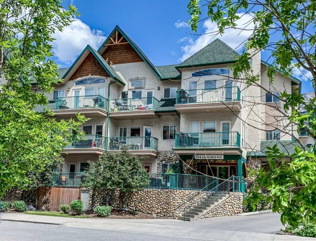 Main Photo: 108 176 Kananaskis Way: Canmore Apartment for sale : MLS®# A1010096