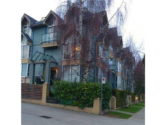 Photo 1: Photos: 3027 LAUREL Street in Vancouver: Fairview VW Townhouse for sale (Vancouver West)  : MLS®# V1102275