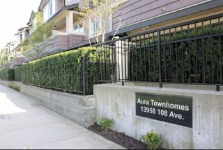 Photo 1: 133 13958 108 Avenue in Surrey: Whalley Townhouse for sale (North Surrey)  : MLS®# R2099199
