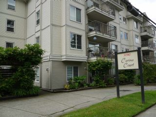 Photo 1: 205 33502 GEORGE FERGUSON Way in Abbotsford: Central Abbotsford Condo for sale in "Carina Court" : MLS®# R2698672