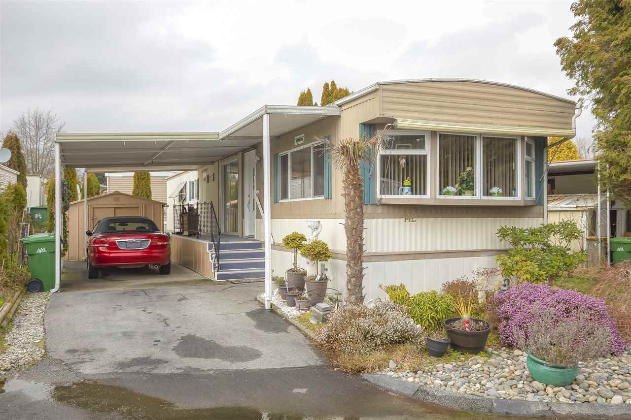 Main Photo: 142 1840 160 Street in Surrey: King George Corridor Manufactured Home for sale in "King George Corridor" (South Surrey White Rock)  : MLS®# R2440942