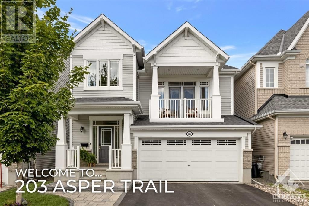 Gorgeous 2 story 3+1 bedroom and 4 bathroom 2 story home located in Kanata, ON New sod throughout the front and back yard and new interlocking.