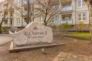 Photo 1: 309 98 LAVAL Street in Coquitlam: Maillardville Condo for sale in "LE CHATEAU II" : MLS®# R2449582