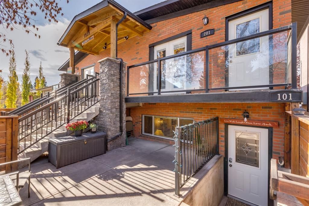 Main Photo: 101 1929 25 Street SW in Calgary: Richmond Row/Townhouse for sale : MLS®# A1155074