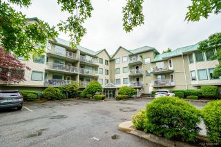 Photo 1: 108 19236 FORD Road in Pitt Meadows: Central Meadows Condo for sale in "EMARALD COURT" : MLS®# R2790652