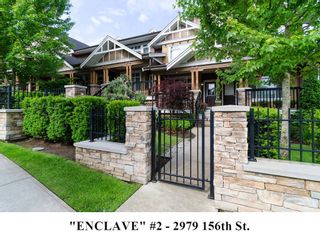 Photo 1: 2 2979 156TH Street in Surrey: Grandview Surrey Townhouse for sale in "ENCLAVE" (South Surrey White Rock)  : MLS®# F1412951