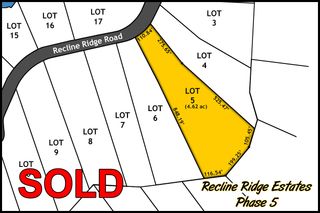 Photo 1: Lot 5 Recline Ridge Road in Tappen: Land Only for sale : MLS®# 10176931