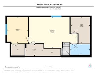 Photo 36: 41 Willow Mews: Cochrane Semi Detached (Half Duplex) for sale : MLS®# A2095148