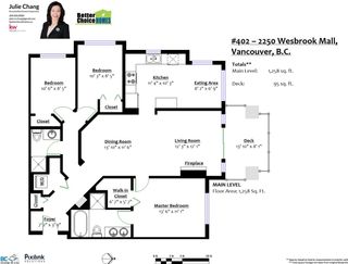 Photo 20: 402 2250 WESBROOK Mall in Vancouver: University VW Condo for sale (Vancouver West)  : MLS®# R2534865