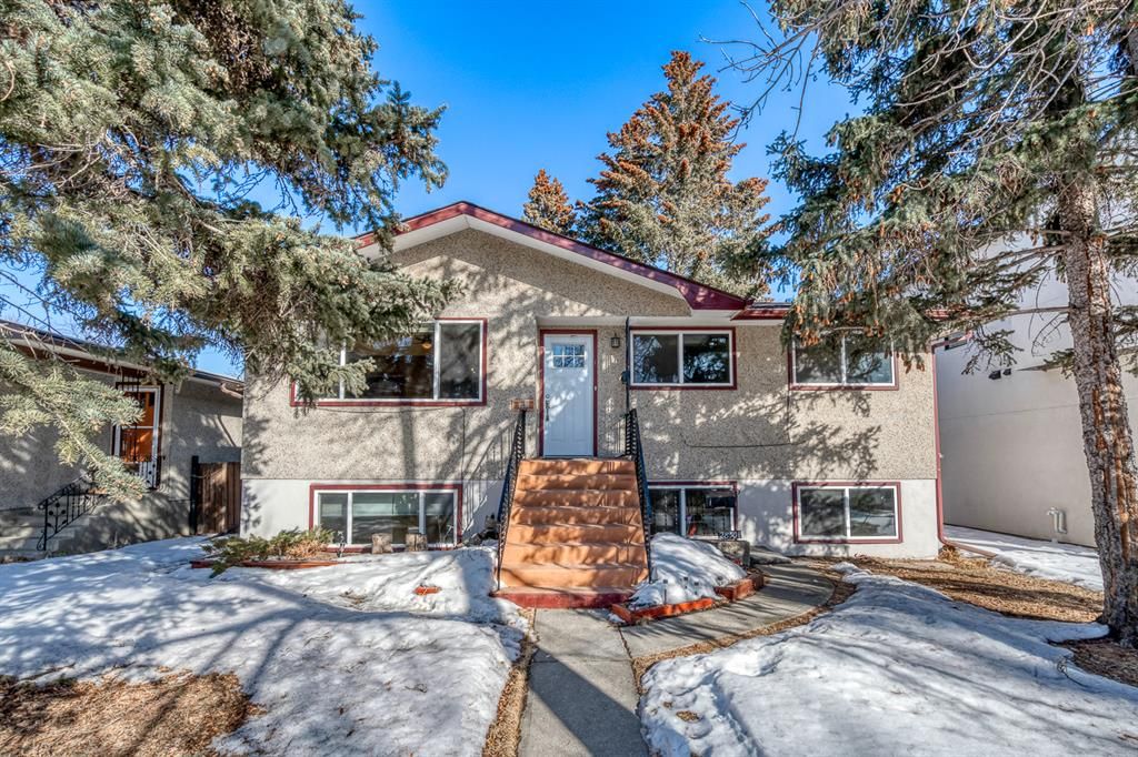 This RC-2 ZONED property is situated on a quiet street two blocks away from the GLENDALE GREENBELT which includes GLENDALE ELEMENTARY school and COMMUNITY Centre, OUTDOOR RINK, TENNIS COURTS and the infamous neighbourhood TURTLE HILL tobogganing area.