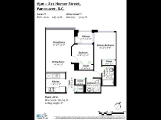 Photo 2: 301 822 HOMER Street in Vancouver: Downtown VW Condo for sale in "The Galileo" (Vancouver West)  : MLS®# R2747762