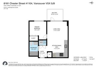Photo 2: 1104 8181 CHESTER Street in Vancouver: South Vancouver Condo for sale in "Fraser Commons" (Vancouver East)  : MLS®# R2892774
