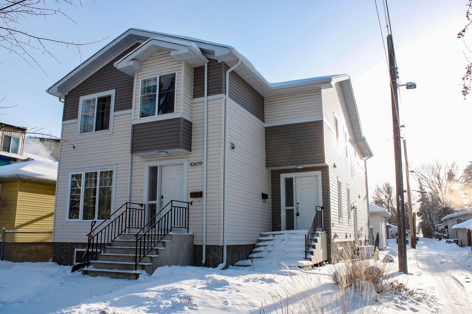 Main Photo: 10611 68 Avenue in Edmonton: Zone 15 House Half Duplex for sale : MLS®# E4273114