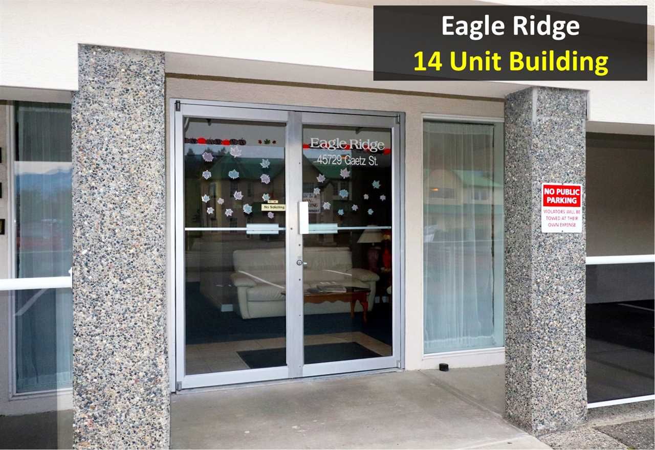 Main Photo: 202 45729 GAETZ Street in Chilliwack: Sardis East Vedder Rd Condo for sale in "Eagle Ridge Apartments" (Sardis)  : MLS®# R2523735