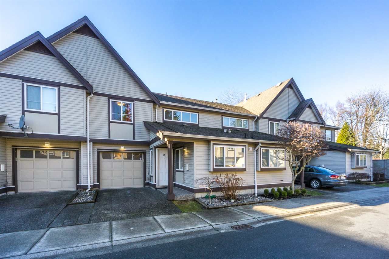 Main Photo: 36 21801 DEWDNEY TRUNK Road in Maple Ridge: West Central Townhouse for sale in "SHERWOOD PARK" : MLS®# R2137851