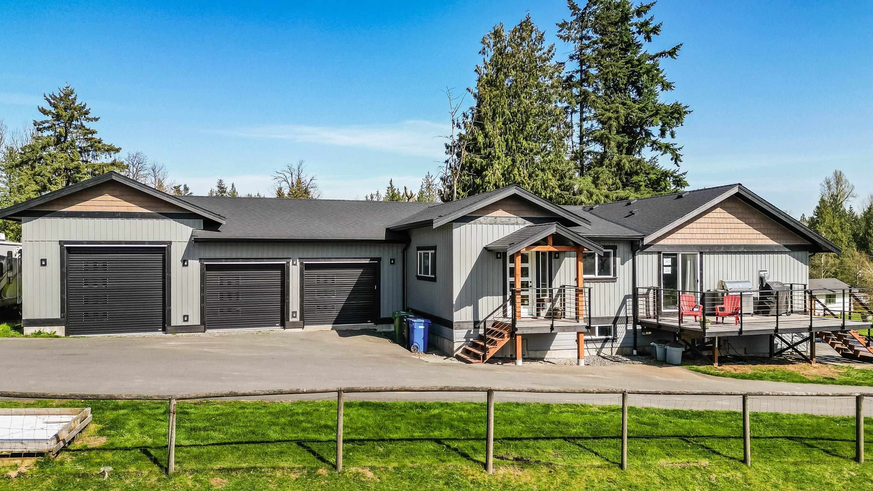 Welcome to this beautiful 5 Acre hobby farm at 29043 58 Ave. in Bradner, Abbotsford!