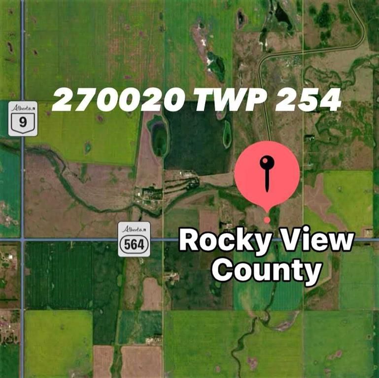 Main Photo: 270020 HIGHWAY 564 - TWP254 Township NE in Rural Rocky View County: Rural Rocky View MD Commercial Land for sale : MLS®# A2099731