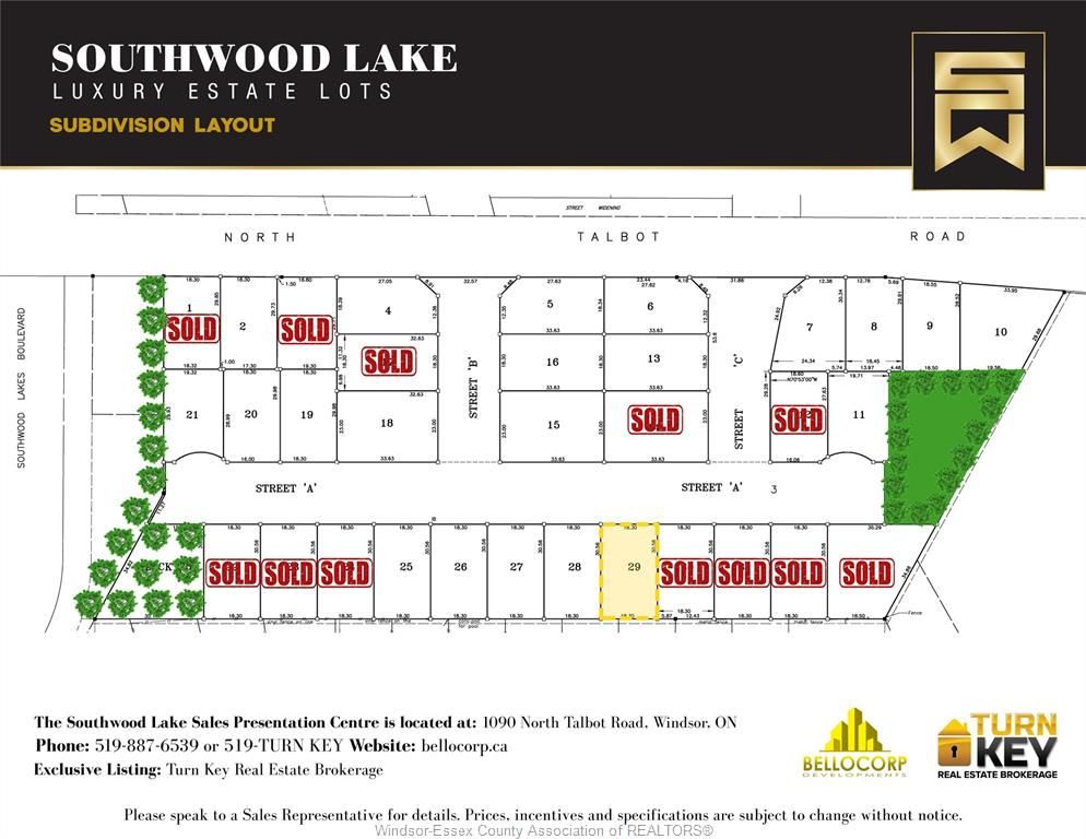 Main Photo: LOT 29 NORTH TALBOT in WINDSOR: 08 Vacant Land for sale ()  : MLS®# 23001776