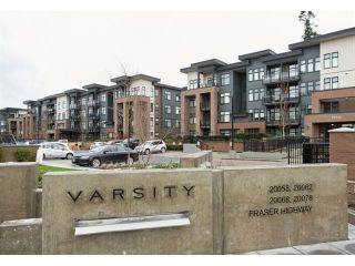Photo 1: 217 20068 FRASER Highway in Langley: Langley City Condo for sale in "Varsity" : MLS®# R2168601