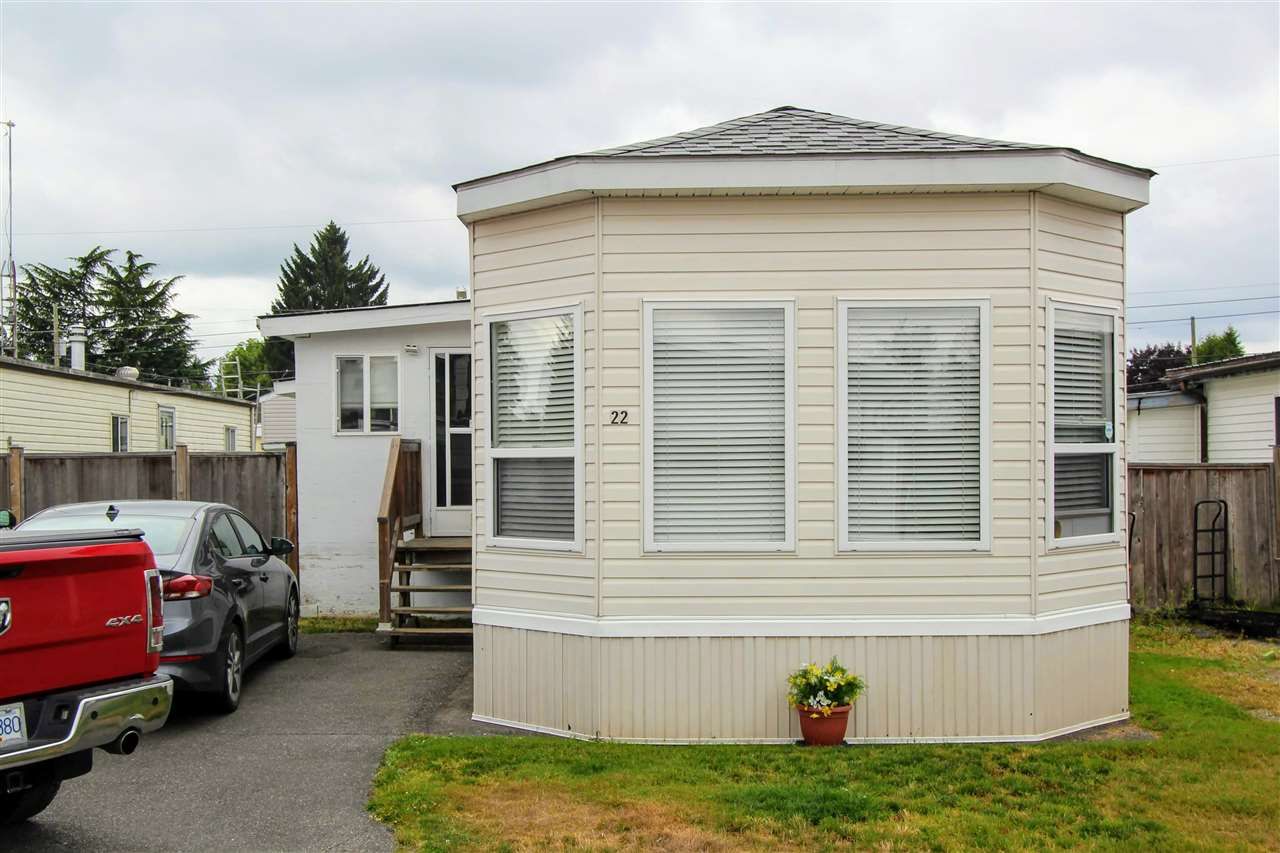 Main Photo: 22 26892 FRASER HIGHWAY in : Aldergrove Langley Manufactured Home for sale : MLS®# R2398328