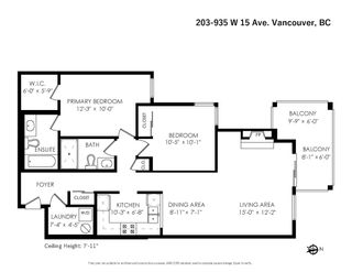 Photo 25: 203 935 W 15TH Avenue in Vancouver: Fairview VW Condo for sale (Vancouver West)  : MLS®# R2703034