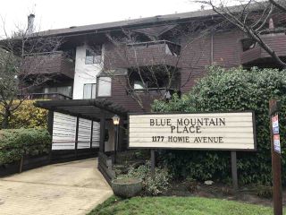 Photo 1: 102 1177 HOWIE Avenue in Coquitlam: Central Coquitlam Condo for sale in "BLUE MOUNTAIN PLACE" : MLS®# R2224908