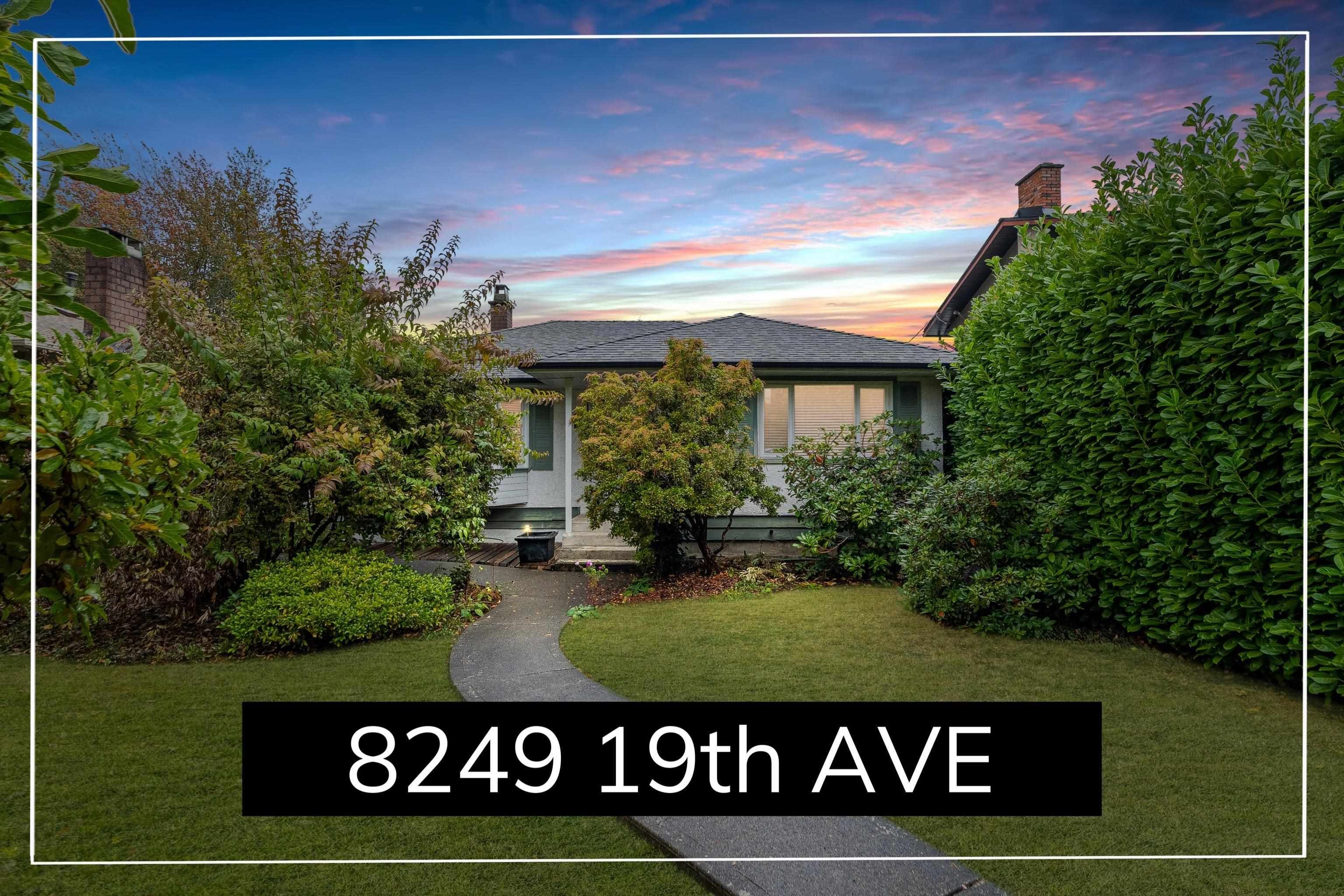 Main Photo: 8249 19TH Avenue in Burnaby: Burnaby Lake House for sale (Burnaby South)  : MLS®# R2743953