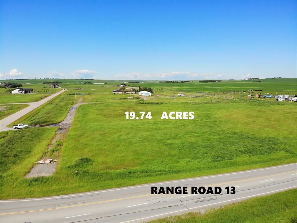 Main Photo: 262227 Range Rd 13 in Rural Rocky View County: Rural Rocky View MD Land for sale : MLS®# A1010810