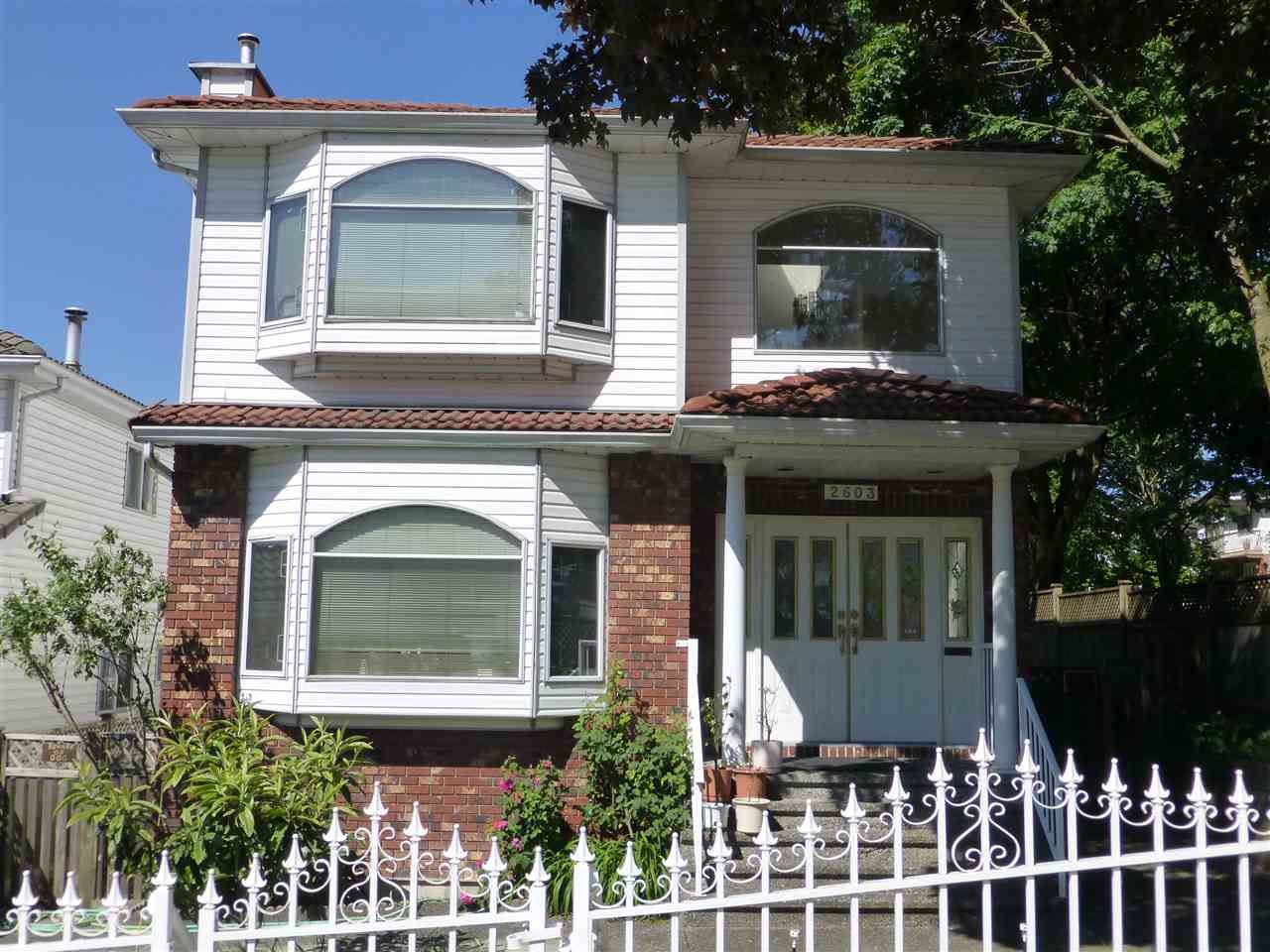 Main Photo: 2603 RENFREW Street in Vancouver: Renfrew VE House for sale (Vancouver East)  : MLS®# R2067585