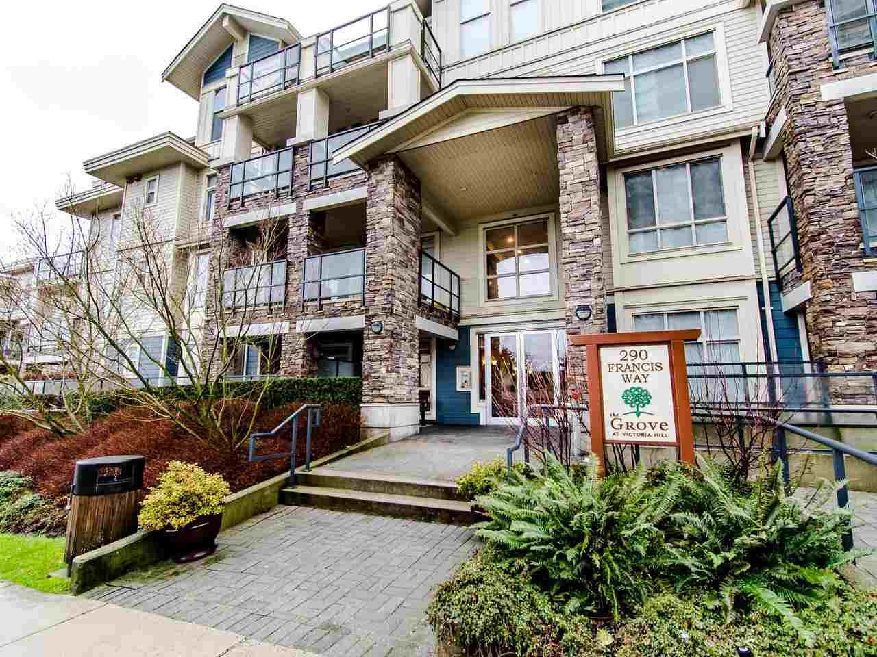 Main Photo: 205 290 FRANCIS Way in New Westminster: Fraserview NW Condo for sale in "THE GROVE" : MLS®# R2433044
