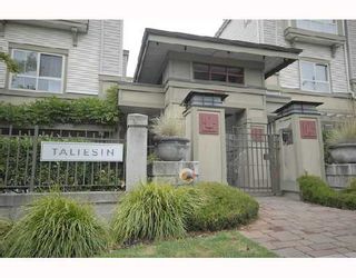 Photo 1: 10 2375 W BROADWAY BB in Vancouver: Kitsilano Townhouse for sale in "TALIESIN" (Vancouver West)  : MLS®# V725573