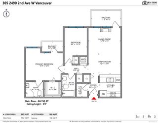 Photo 35: 305 2490 W 2ND Avenue in Vancouver: Kitsilano Condo for sale in "Trinity Place" (Vancouver West)  : MLS®# R2879915