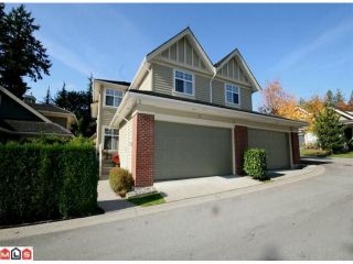Photo 1: 71 15500 ROSEMARY HEIGHTS Crescent in Surrey: Morgan Creek Townhouse for sale in "The Carrington" (South Surrey White Rock)  : MLS®# F1125752