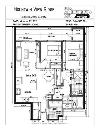 Photo 2: 305 404 1st Avenue SE: Black Diamond Apartment for sale : MLS®# A2014270