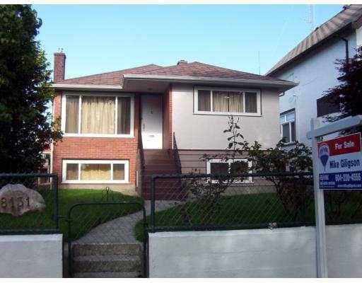Main Photo: 8131 HUDSON ST in Vancouver: Marpole House for sale (Vancouver West)  : MLS®# V544166