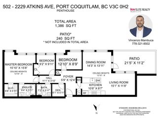 Photo 3: 502 2229 ATKINS Avenue in Port Coquitlam: Central Pt Coquitlam Condo for sale : MLS®# R2725783