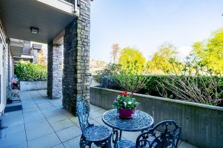 Photo 1: 105 2110 ROWLAND Street in Port Coquitlam: Central Pt Coquitlam Townhouse for sale : MLS®# R2869780