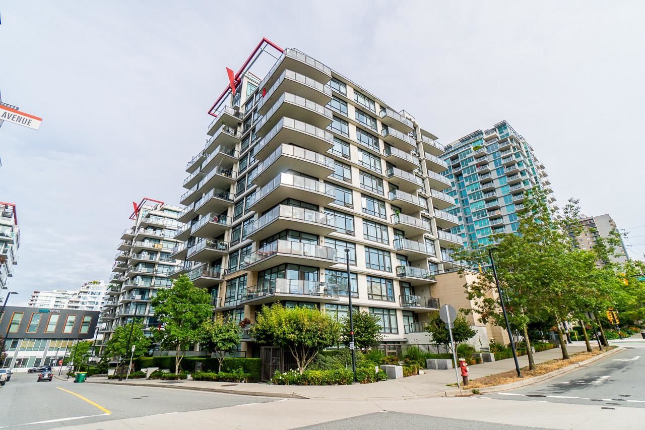 Main Photo: 703 172 VICTORY SHIP Way in North Vancouver: Lower Lonsdale Condo for sale in "Atrium at the Pier" : MLS®# R2831043