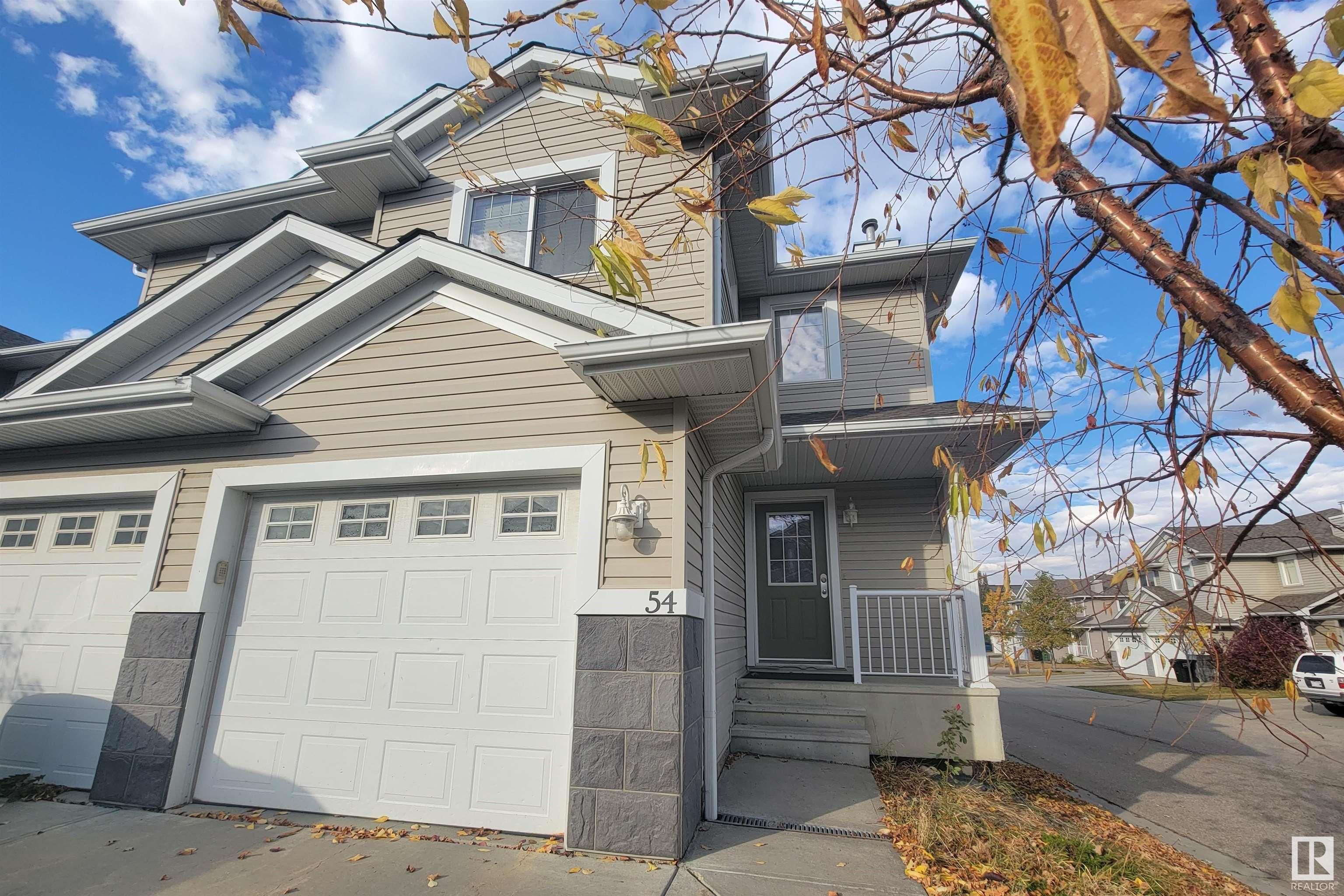 Main Photo: 54 120 MAGRATH Road in Edmonton: Zone 14 House Half Duplex for sale : MLS®# E4317220