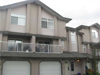 Photo 1: 17 2538 PITT RIVER Road in Port Coquitlam: Mary Hill Townhouse for sale : MLS®# V881869