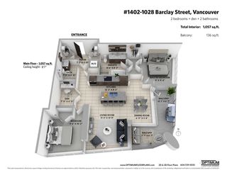 Photo 20: 1402 1028 BARCLAY Street in Vancouver: West End VW Condo for sale in "PATINA" (Vancouver West)  : MLS®# R2356934