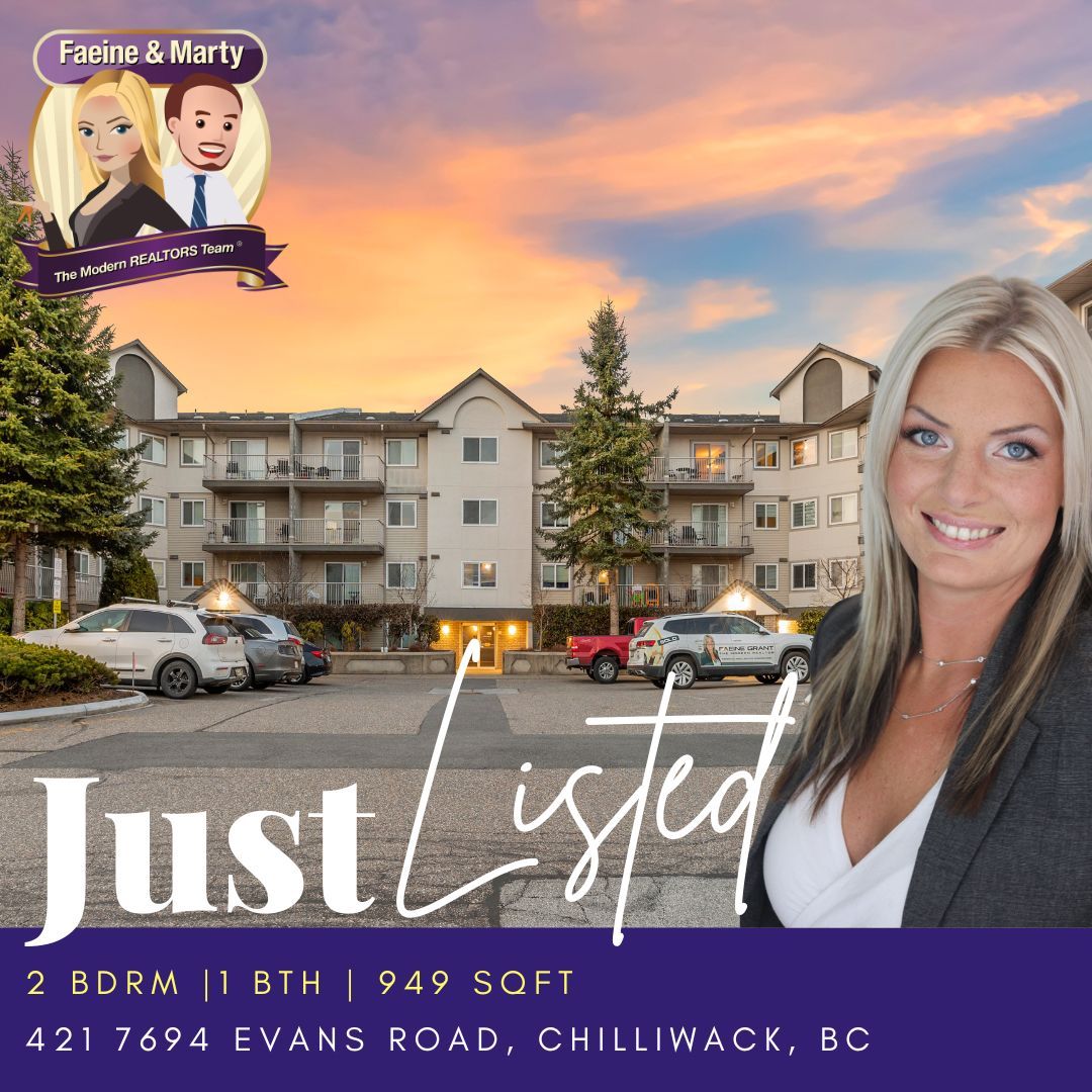 Just Listed - 421 7694 Evans Road, Chilliwack BC