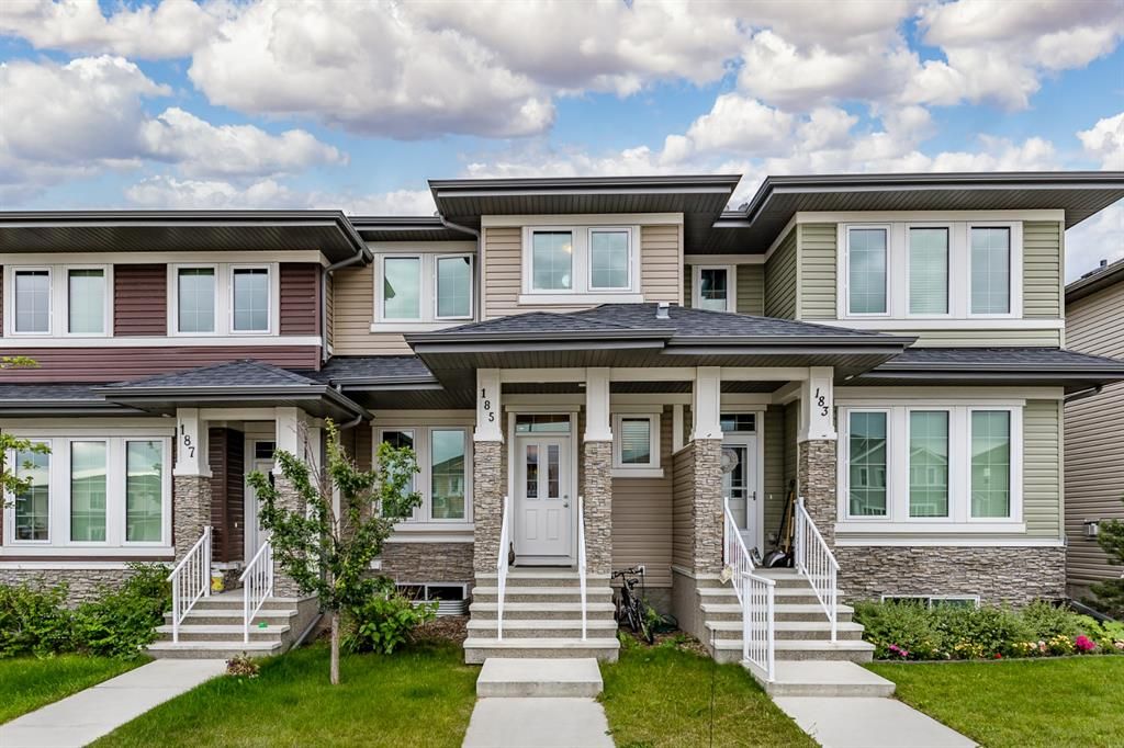 Main Photo: 185 River Heights Drive: Cochrane Row/Townhouse for sale : MLS®# A1245234