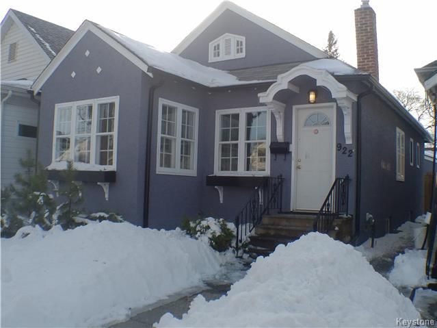 Main Photo: 922 Ingersoll Street in Winnipeg: House for sale (West End)  : MLS®# 1805274